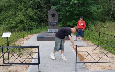 Благоустройство на территории колледжа