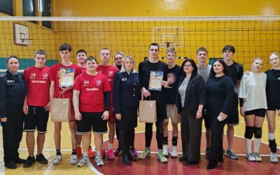 Волейбольный матч в рамках областной антинаркотической акции «Вместе».