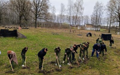 11 апреля, суббота. Уборка территории колледжа