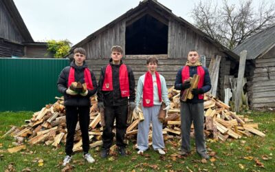Доброта в каждом полене